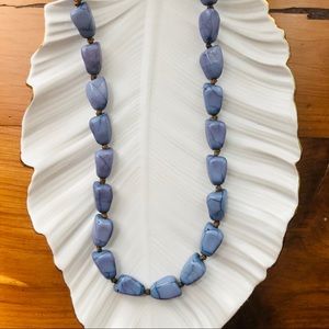PREMIER DESIGNS Periwinkle Blue Beaded Necklace